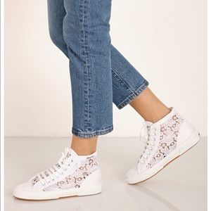 BRAND NEW Macrame high-top SUPERGA sneakers